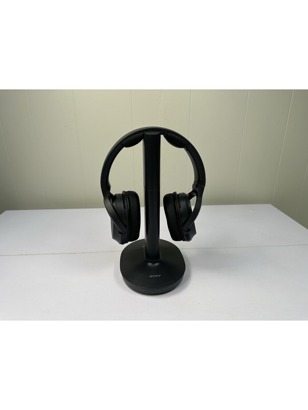 Sony WH-RF400 Wireless RF TV Headphones TMR-RF400R Charging Dock Tested Works